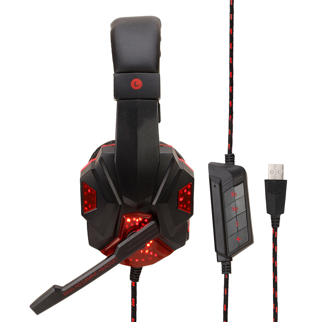Elevate Your Gaming Experience with the 7.1 Wired Gaming Headset With LED Lights